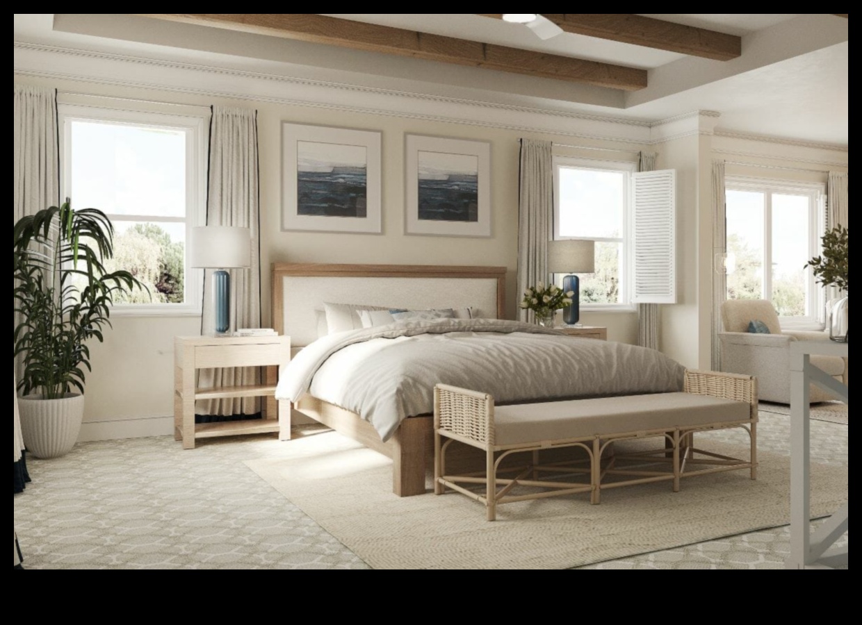 Παράκτια υπνοδωμάτια που φέρνουν την παραλία μέσα 3 Διακόσμηση παραθαλάσσιου υπνοδωματίου για ένα χαλαρωτικό καταφύγιο στην παραλία