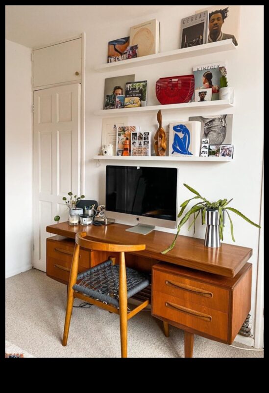 Πώς μπορώ να ενσωματώσω μοντέρνα στοιχεία Mid-Century στη διακόσμηση του γραφείου μου;